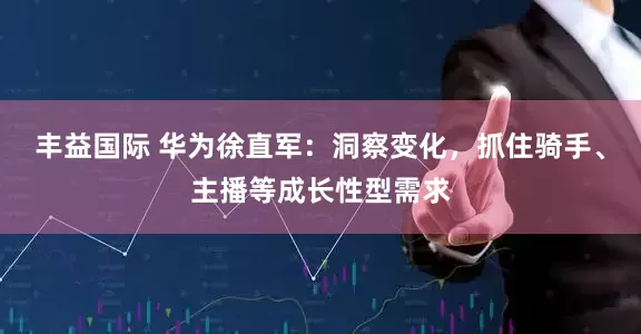 丰益国际 华为徐直军：洞察变化，抓住骑手、主播等成长性型需求