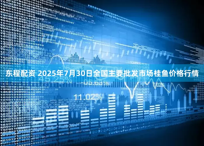 东程配资 2025年7月30日全国主要批发市场桂鱼价格行情